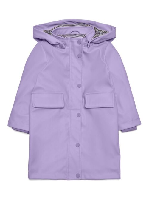 KIDS ONLY Stationa hooded regnfrakke - lavender - 104