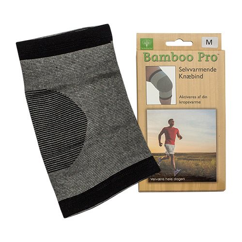 Knæbind, Str. M, 40-43 cm selvvarmende Bamboo Pro
