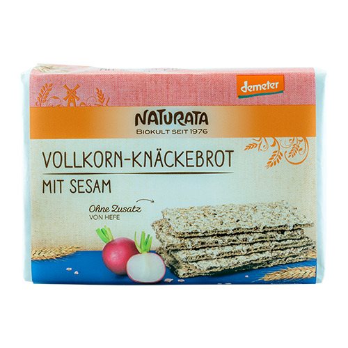 Knækbrød med sesam Ø Demeter Naturata