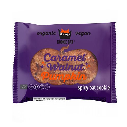 Kookie Cat karamelliset valnød & græskar vegan Ø
