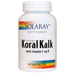 KoralKalk med vit. C og D tyggetablet