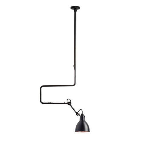 Lampe Gras Loftlampe No 312L Sort-Kobber