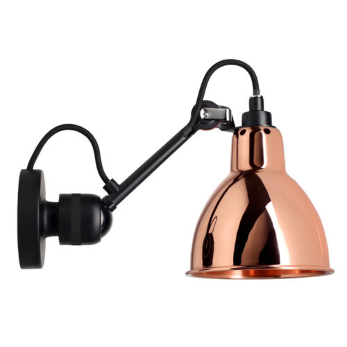 Lampe Gras Væglampe Sort-Kobber No 304