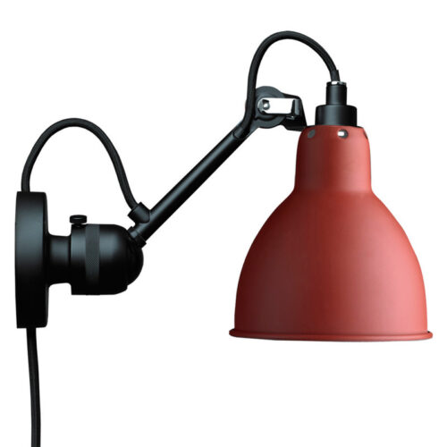 Lampe Gras Væglampe Sort-Rød No. 304 CA