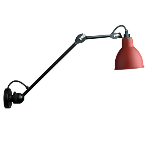 Lampe Gras Væglampe Sort/Rød No. 304 L40