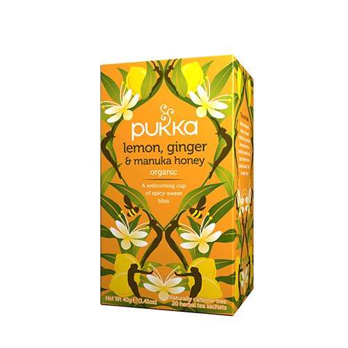Lemon, Ginger & Manuka honey te  Pukka Ø