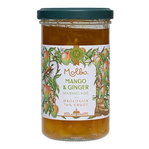 Mango & Ingefær marmelade Molbo Ø