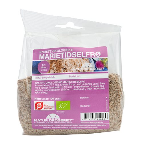 Marietidselfrø knuste Ø m. aftagelig etiket