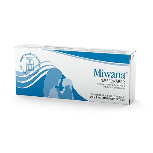 Miwana Næsedråber 20 x 2 ml