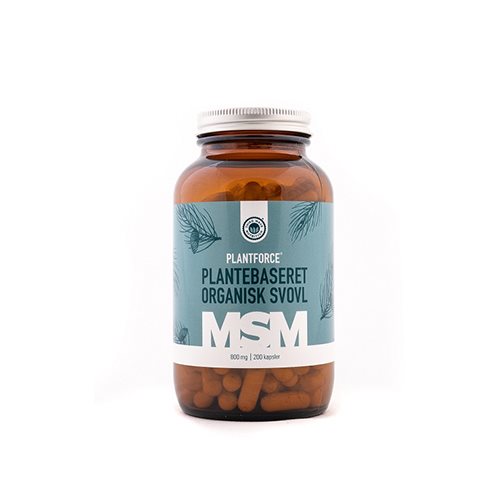 MSM 800 mg Plantforce plantebaseret organisk svovl