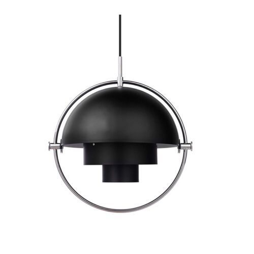 GUBI Multi-Lite Pendel Small Sort og Krom