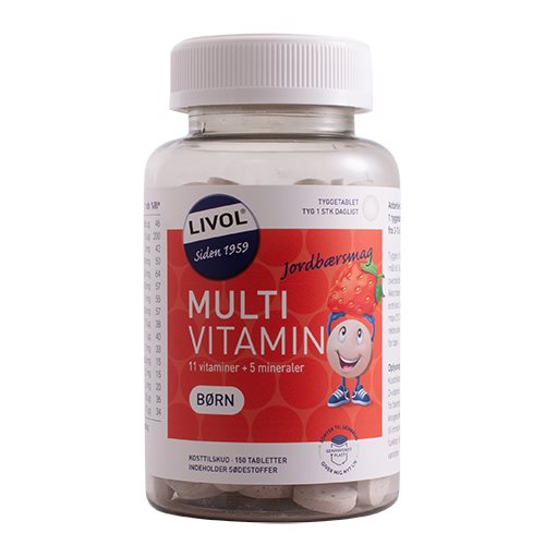 Multivitamin børn Livol (jordbær) Livol