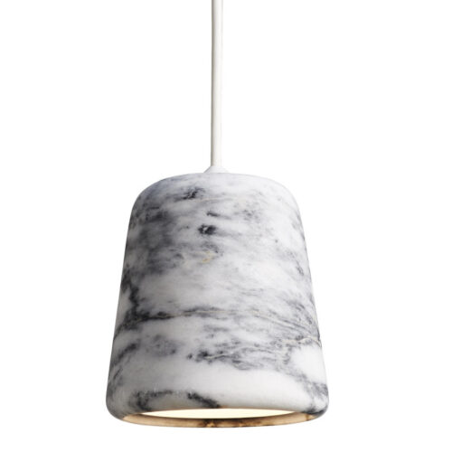 New Works Pendel Material Hvid Marmor