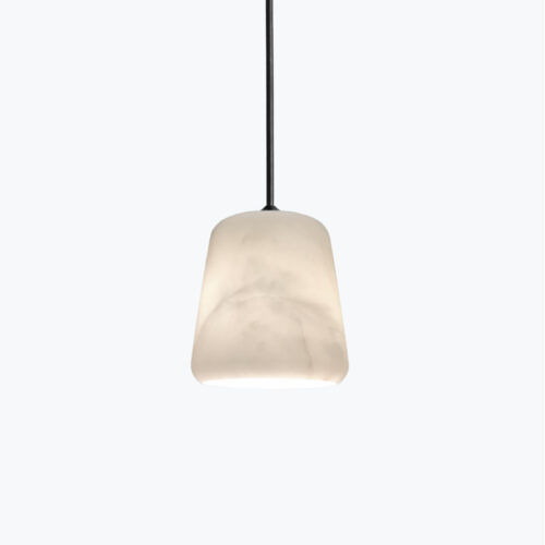 New Works Material Pendant White Marble
