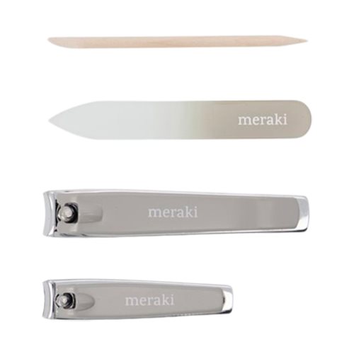 Negle kit, Grå cuticle push, nail file, small