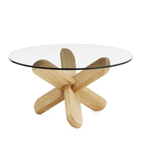 Normann Ding Table transparent Glass (Eg)