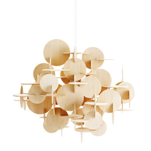 Normann Cph BAU Lampe Natur (Stor)