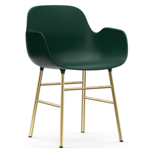 Normann Copenhagen Form Armchair Messing (Grøn)