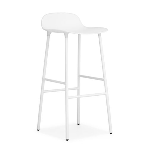 Normann Copenhagen Form Barstol Stål Højde 75 (Blå)