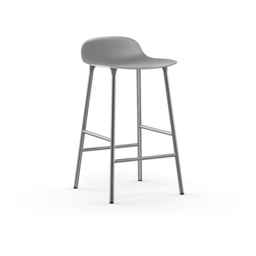 Normann Copenhagen Form Barstol Krom Højde 65 (Grå)