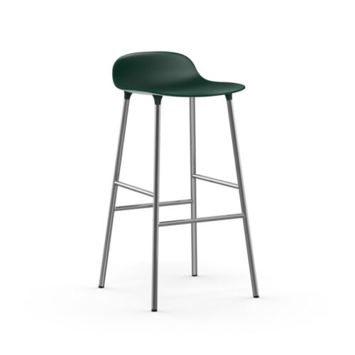 Normann Copenhagen Form Barstol Krom Højde 75 (Grøn)