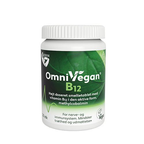 OmniVegan B12 vitamin, smeltetablet
