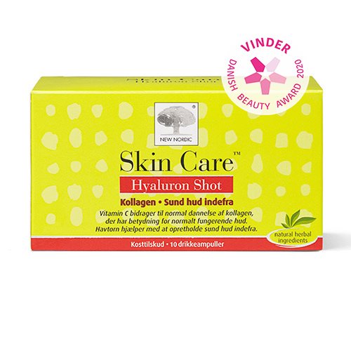 Skin Care Hyaluron Shot 10 x 15 ml indeholder 10 x 15 ml