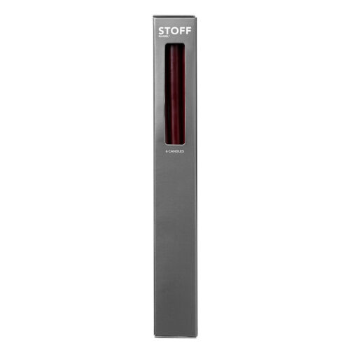 STOFF Nagel Kertelys Burgundy H 29 cm