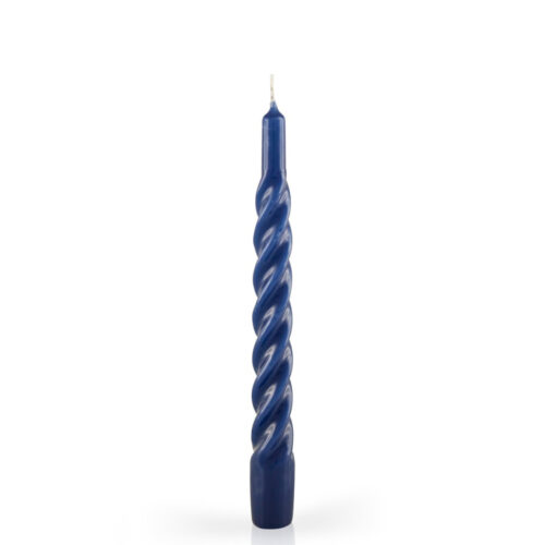 Candles With A Twist Dark Blue