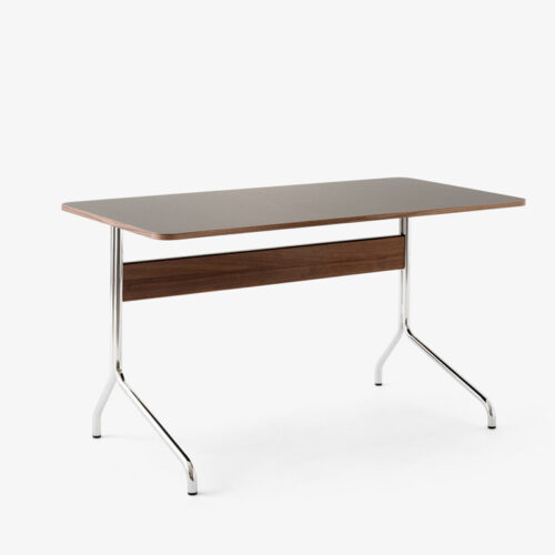 &tradition Pavilion Desk AV16, Iron Linoleum Walnut