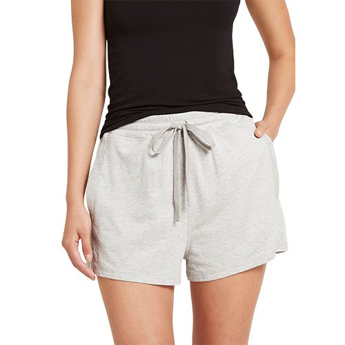Women's Weekend Sweat Short Grey Marl str. S