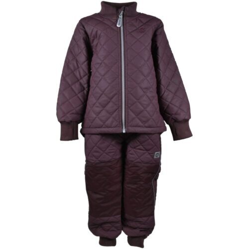 Mikk-Line Termosæt m. fleece - Fudge - 74