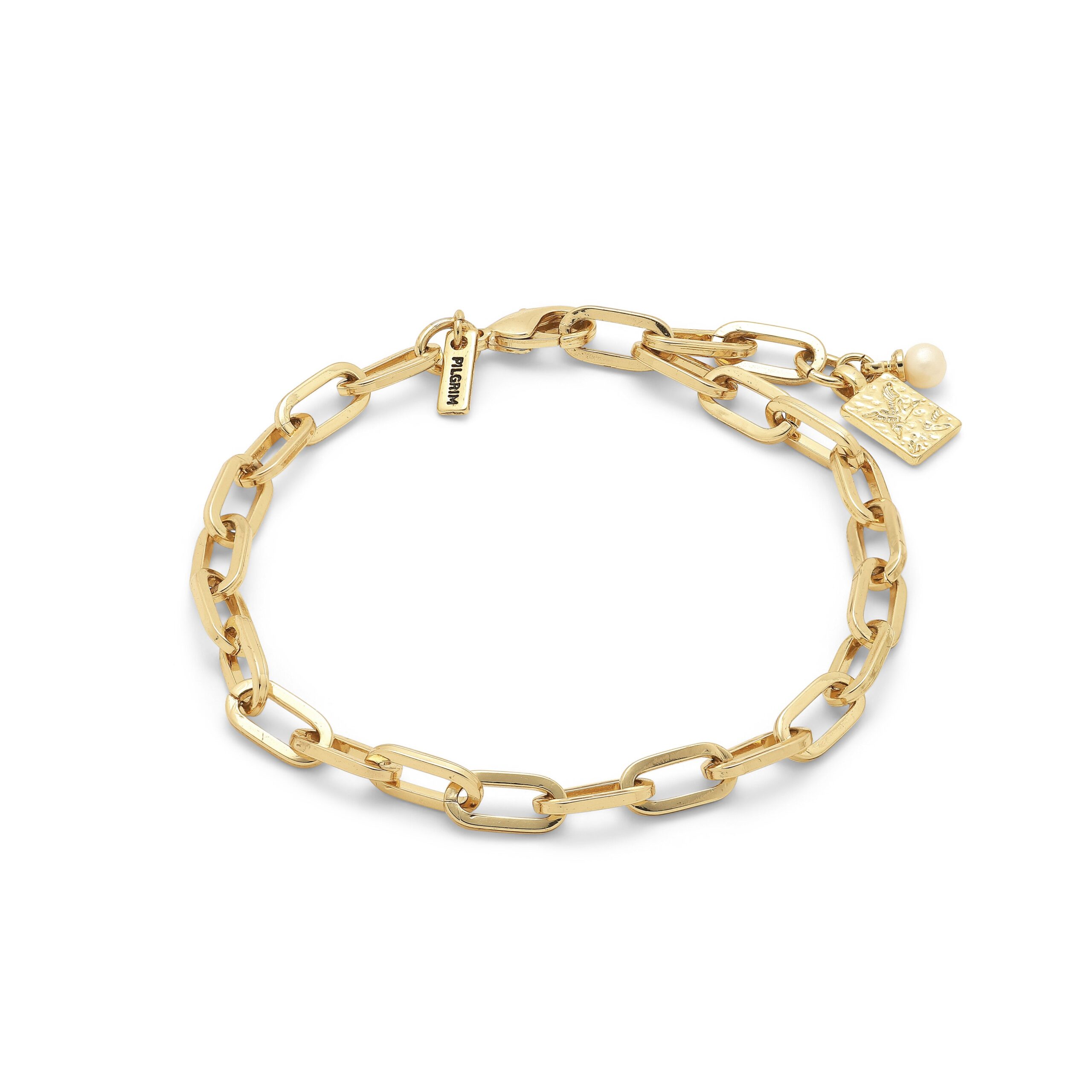 Pilgrim HANA chain armbånd guldbelagt