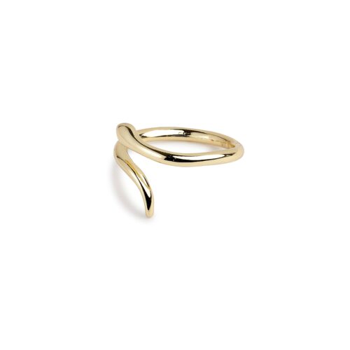 Pilgrim SIGYN slange ring guldbelagt
