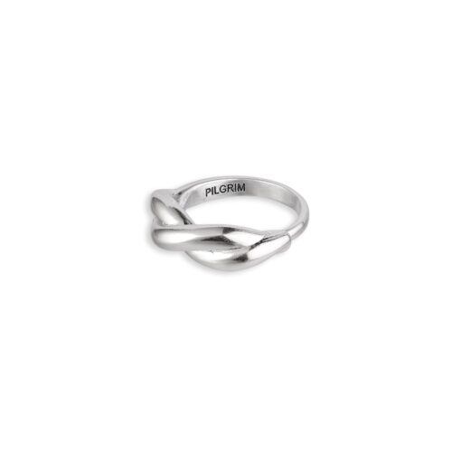 Pilgrim SKULD twirl ring sølvbelagt
