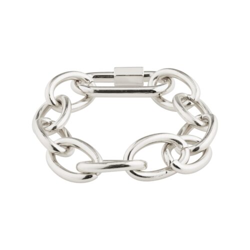 Pilgrim RESTORATION chunky link armbånd sølvbelagt