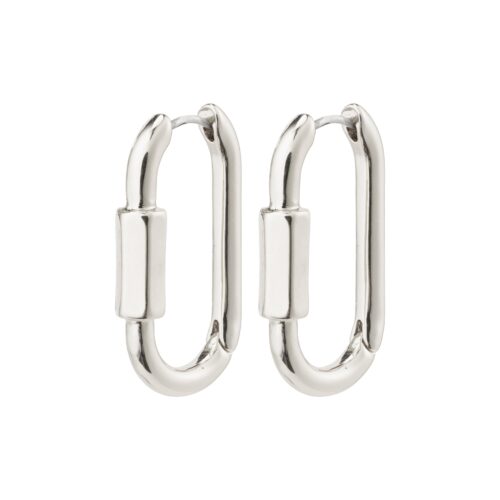 Pilgrim RESTORATION ovale karabin hoops sølvbelagt