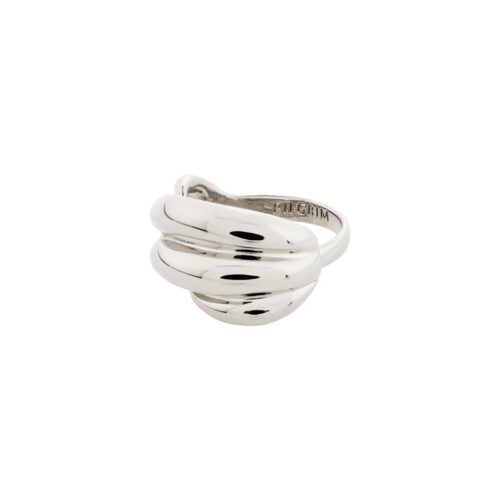 Pilgrim COURAGEOUS twirl deco ring sølvbelagt
