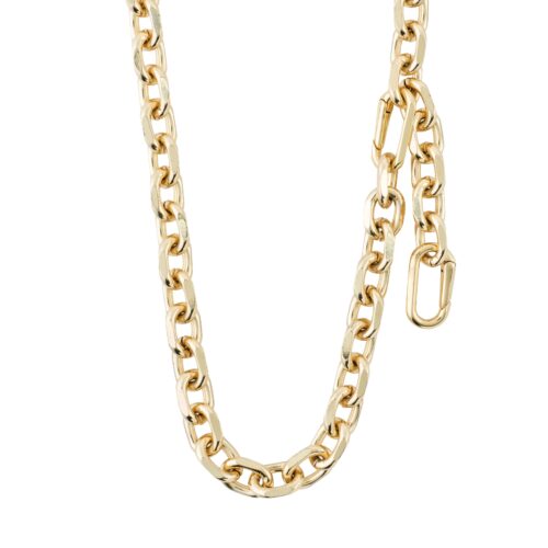 Pilgrim EUPHORIC cable chain halskæde guldbelagt