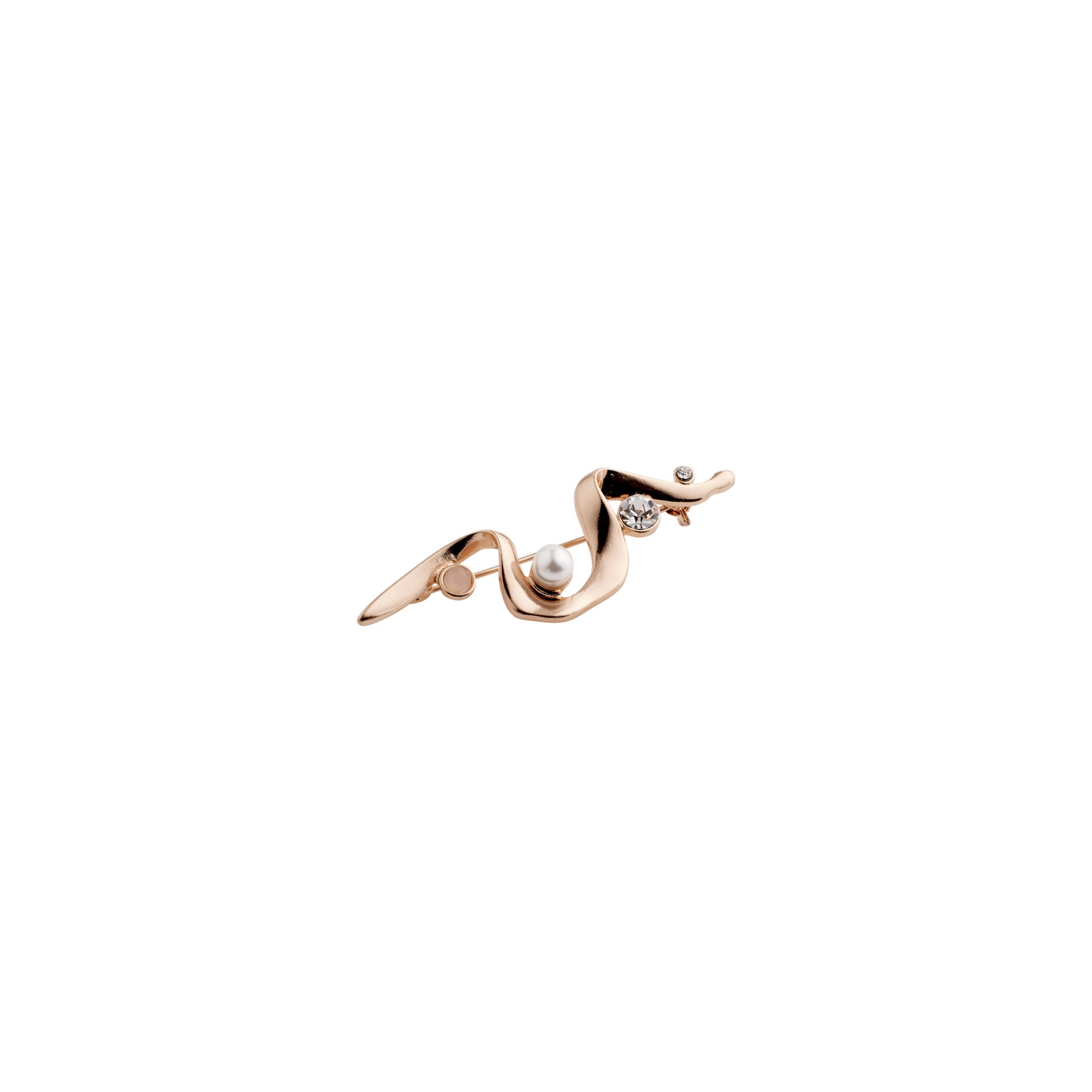 Pilgrim Broche : Intuition : Rosaguld belagt : Rosa