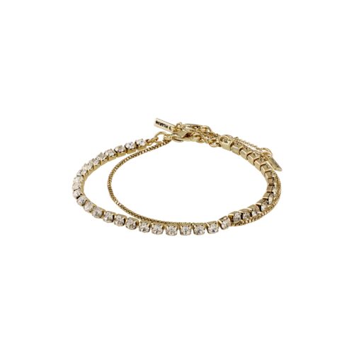 Pilgrim Armbånd : Compassion : Guldbelagt : Krystal