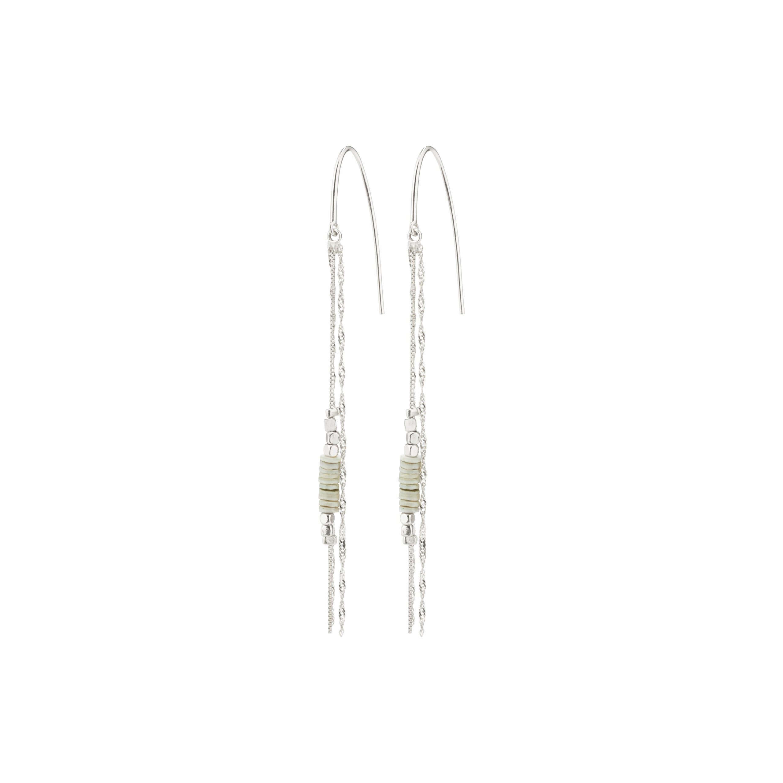 Pilgrim Øreringe : Sincerity : Sølvbelagt : Grå