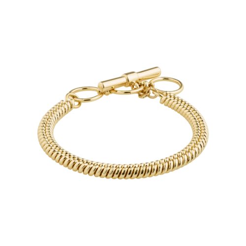 Pilgrim BELIEF snake chain armbånd guldbelagt