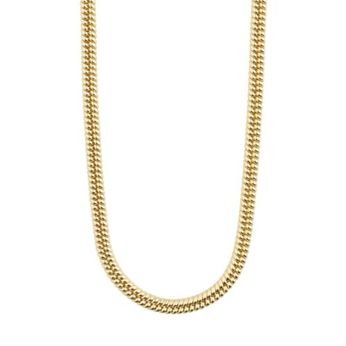 Pilgrim BELIEF chunky snake chain halskæde guldbelagt