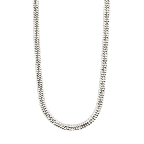 Pilgrim BELIEF chunky snake chain halskæde sølvbelagt