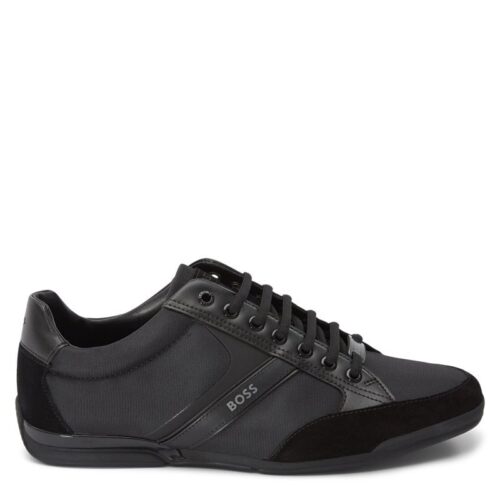 Hugo Boss - Saturn Suede an Faux Sneaker