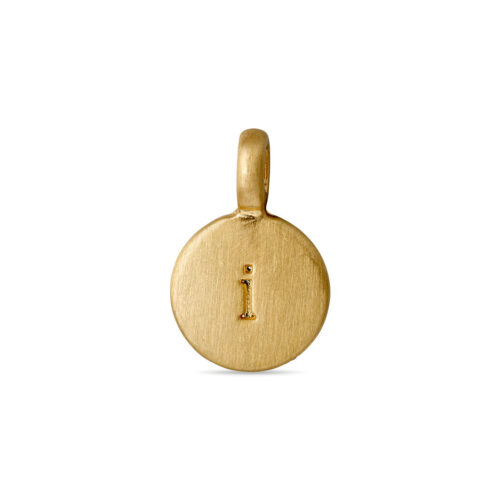 Pilgrim CHARM coin vedhæng I, guldbelagt