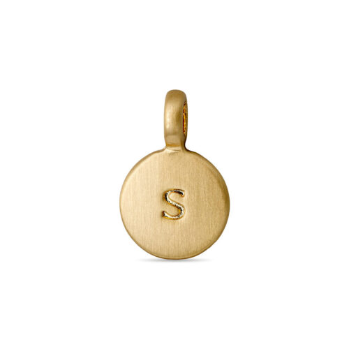 Pilgrim CHARM coin vedhæng S, guldbelagt