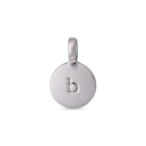Pilgrim CHARM coin vedhæng B, sølvbelagt