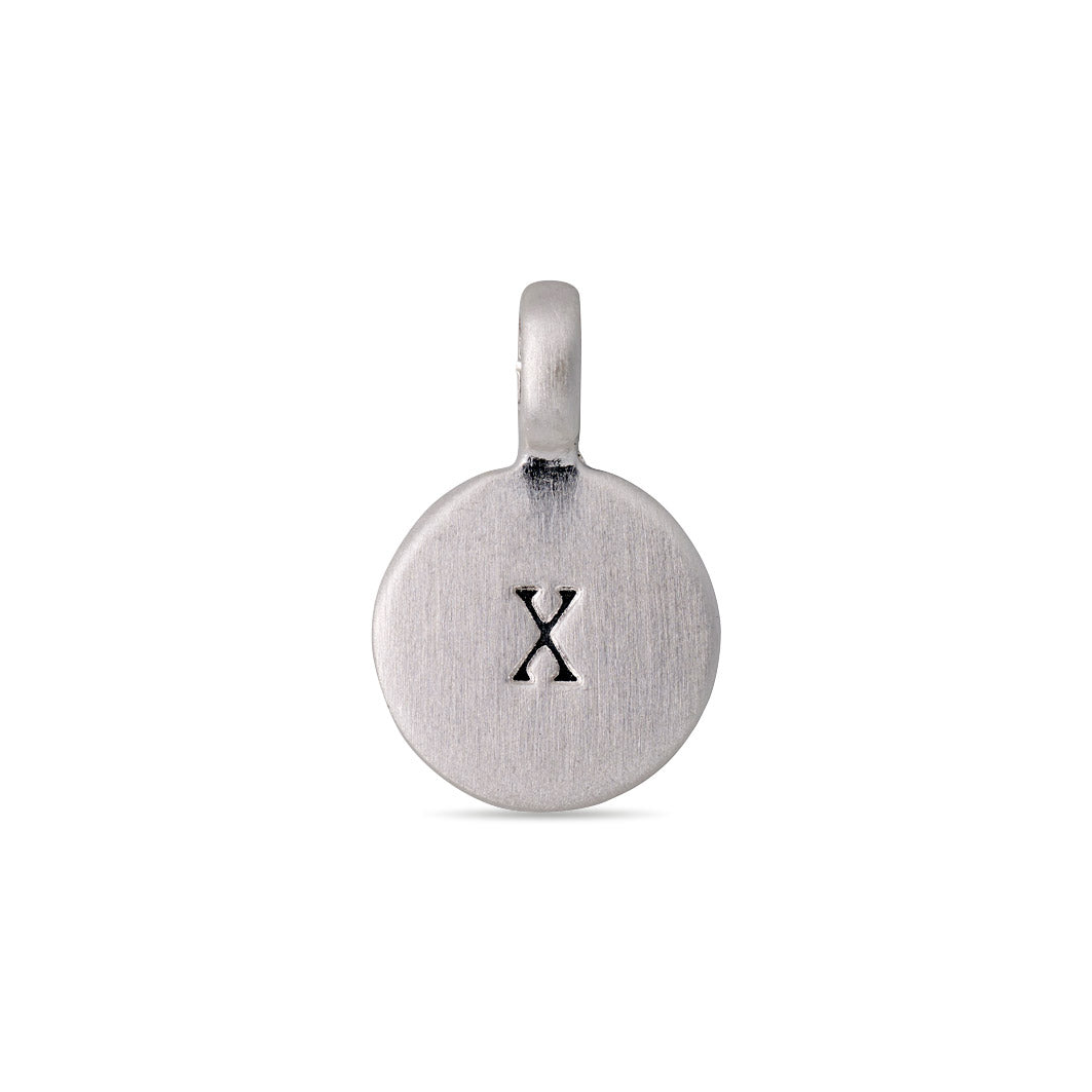 Pilgrim CHARM coin vedhæng X, sølvbelagt